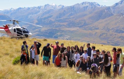 Conference Group Scenic Photo overlooking Dart Valley 